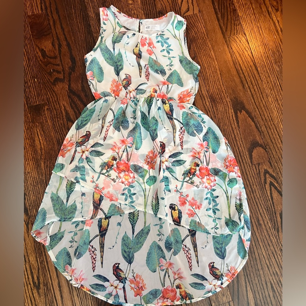 H&M Girls Jungle Dress Size 9-10Y